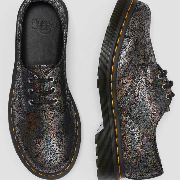Dr. Martens Shoes - Dr. Martens | Metallic Leather Oxford Shoes
